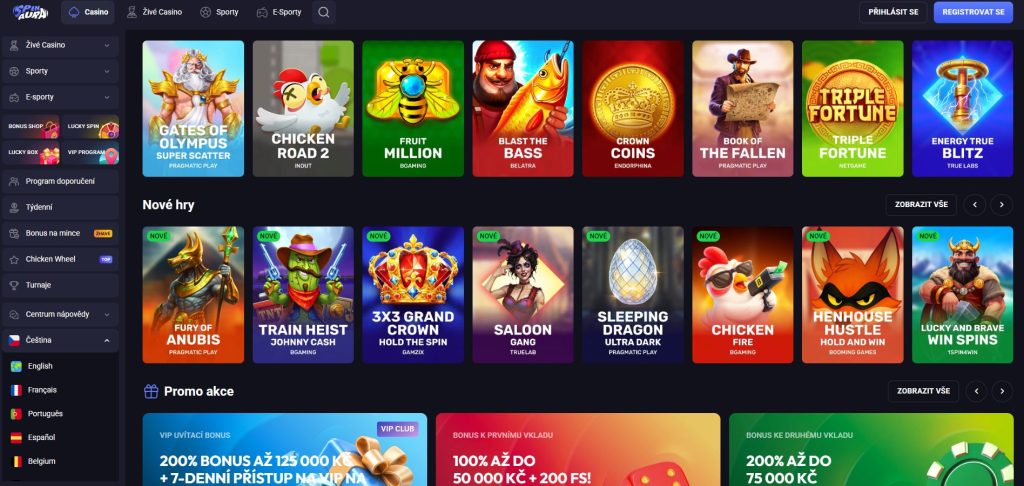 Obrázek online kasina SpinAura s uvítacím balíčkem až 15 000 € a 350 roztočeními zdarma rozdělenými mezi první čtyři vklady
